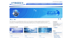 Desktop Screenshot of hyintech.com